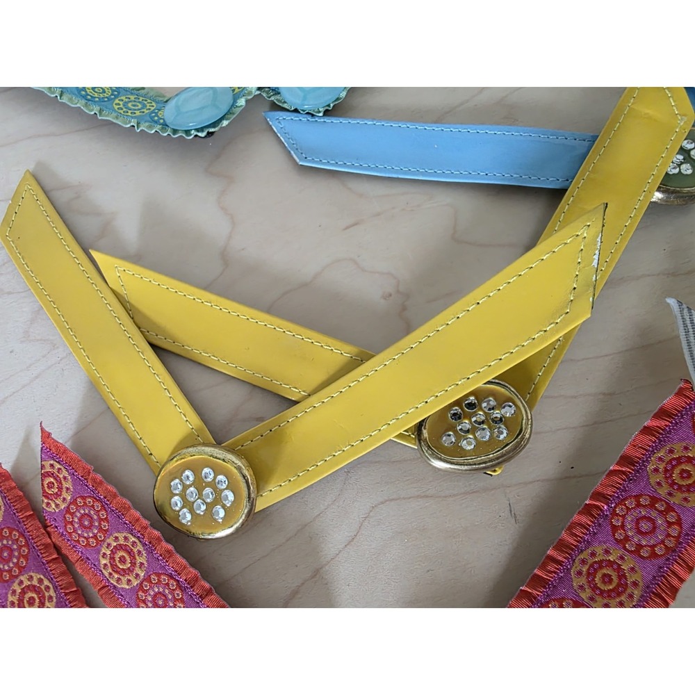 Lindsay Phillips SwitchFlops Interchangeable Straps & Snaps Lot of 8 V-Strap View 5